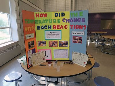 Science Fair/Art Show
Rochester Memorial School held a Science Fair/Art Show on May 23, during which families enjoyed watching their students showcase their unique works of art while letting off ‘STEAM.’ Photos by Erin Bednarczyk
