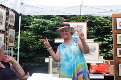 Arts in the Park
It was the perfect day to stroll through the annual Marion Art Center's Arts in the Park on July 9, 2011. Over 40 vendors set up shop in the event, which focuses on celebrating the work of local artists and artisans. Photo by Joan Hartnett-Barry.
