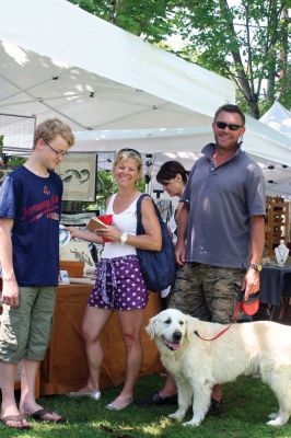 Arts in the Park
It was the perfect day to stroll through the annual Marion Art Center's Arts in the Park on July 9, 2011. Over 40 vendors set up shop in the event, which focuses on celebrating the work of local artists and artisans. Photo by Joan Hartnett-Barry.
