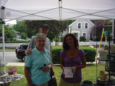 Arts in the Park
Marion’s Arts in the Park found Tri-Town residents braving the heat to check out work from artists and artisans at Bicentennial Park last weekend. Photo by Joan Hartnett-Barry.
