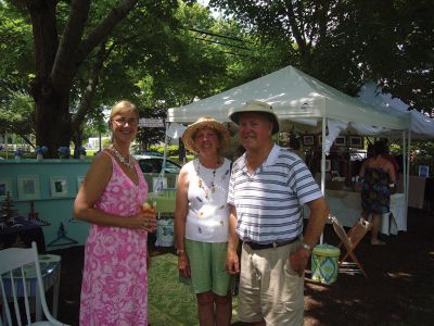 Arts in the Park
Marion’s Arts in the Park found Tri-Town residents braving the heat to check out work from artists and artisans at Bicentennial Park last weekend. Photo by Joan Hartnett-Barry.
