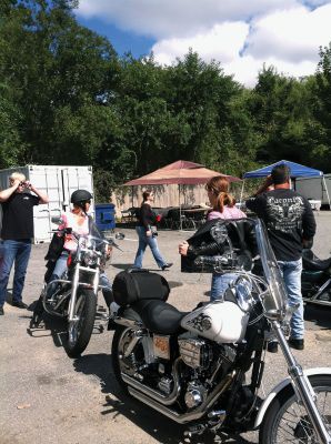 Brad’s Run
Motorcycle enthusiasts and friends of the late Brad Barrows from far and wide gathered on Saturday for the Brad’s Run fundraiser, celebrating the life of the Mattapoisett bar owner and supporting local sports programs, schools, and more. Photos by Marilou Newell. 
