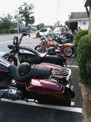 Brad’s Run
Motorcycle enthusiasts and friends of the late Brad Barrows from far and wide gathered on Saturday for the Brad’s Run fundraiser, celebrating the life of the Mattapoisett bar owner and supporting local sports programs, schools, and more. Photos by Marilou Newell. 
