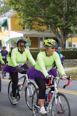 Buzzards Bay Watershed Ride 
It was a windy ride for the 120 participants of the 9th Annual Buzzards Bay Watershed Ride on October 4. From Westport to Falmouth, cyclists rode either the 75-mile or 35-mile route to raise funds for the Buzzards Bay Coalition, bringing in nearly $90,000. Riders paused at Eastover Farm in Rochester for a lunch break before continuing on for the remaining 35 miles. Photos by Colin Veitch
