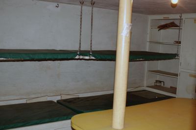 Bombs Away
A look into a bomb shelter discovered by the owner at the former Dempseys Village Sampler in Rochester. Photo by Paul Lopes
