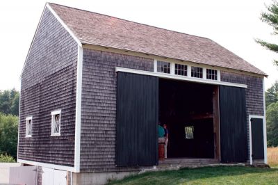 Barn Tour
Over 60 carloads of people enjoyed the second annual Rochester Land Trust Barn Tour on June 27, 2010. With eight barns on the route, enthusiasts got to explore this fascinating part of the New England landscape. Some, like the Hiller farm barn, are still in use, and others on the tour were well-kept relics of our agricultural past. Photo by Anne OBrien-Kakley
