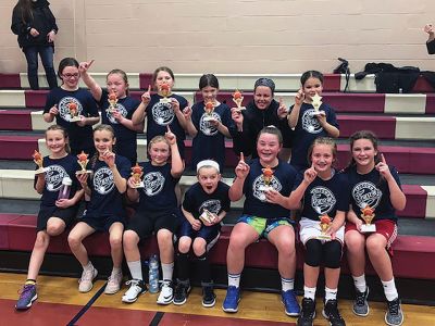 Tri -Town Basketball 
Tri-Town Basketball Girls champions “Fever,” coached by Kelly Watters
Mattapoisett Recreation introduces its newest Tri-Town Basketball champions! Photos courtesy of Marion Recreation Director Greta Fox

