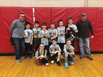 Tri -Town Basketball 
Tri-Town Basketball Boys 3/4 champions “Sixers,” coached by Peter Brzezinski & Gary Mills
Mattapoisett Recreation introduces its newest Tri-Town Basketball champions! Photos courtesy of Marion Recreation Director Greta Fox
