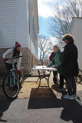 Bikes for All
Since the Covid pandemic in 2021, the Friends of the Mattapoisett Rail Trail have collected over 400 bicycles and, relying on the handiwork of volunteers, distributed approximately 200 of them to share the bike path with more area residents. Photos by Mick Colageo.
