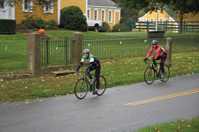 Buzzards Bay Coalition Bike Ride
On Sunday, October 14, 147 riders pedaled across southeastern Massachusetts to participate in the 6th Annual Buzzards Bay Watershed Ride in order to raise money for the Buzzards Bay Coalition.  There were two route options, one 75-mile and one 35-mile course that led riders all throughout the region, including the Tri-Town.  The ride raised $68,000 for the organization's initiatives.  Photos courtesy Buzzards Bay Coalition. 
