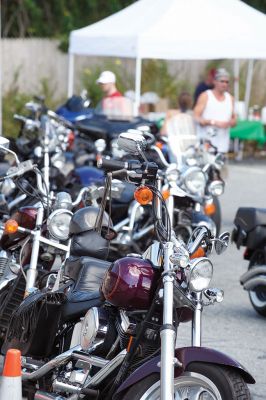 Brad Barrows Ride
The annual Brad Barrows Ride took place on Saturday, September 19, with around 60 to 70 participants riding on roughly 40 motorcycles. The fundraiser proceeds go to fund local youth sports, a cause that was dear to the late Barrows’ heart. Barrows was the owner of the bad “Brad’s” in Mattapoisett until his death in 2007. Photos by Colin Veitch
