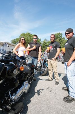 Brad Barrows Ride
The annual Brad Barrows Ride took place on Saturday, September 19, with around 60 to 70 participants riding on roughly 40 motorcycles. The fundraiser proceeds go to fund local youth sports, a cause that was dear to the late Barrows’ heart. Barrows was the owner of the bad “Brad’s” in Mattapoisett until his death in 2007. Photos by Colin Veitch
