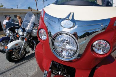 Brad Barrows Ride
The annual Brad Barrows Ride took place on Saturday, September 19, with around 60 to 70 participants riding on roughly 40 motorcycles. The fundraiser proceeds go to fund local youth sports, a cause that was dear to the late Barrows’ heart. Barrows was the owner of the bad “Brad’s” in Mattapoisett until his death in 2007. Photos by Colin Veitch
