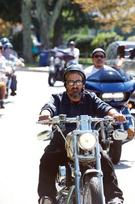 Brad Barrows Ride
The annual Brad Barrows Ride took place on Saturday, September 19, with around 60 to 70 participants riding on roughly 40 motorcycles. The fundraiser proceeds go to fund local youth sports, a cause that was dear to the late Barrows’ heart. Barrows was the owner of the bad “Brad’s” in Mattapoisett until his death in 2007. Photos by Colin Veitch
