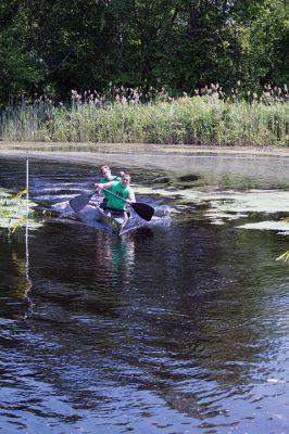 Rochester Boat Race
A gorgeous Memorial Day morning greeted competitors in the annual Rochester Boat Race that navigated a course from Rochester down the Mattapoisett River to its finish area at Route 6 and River Road. Photos by Mick Colageo
