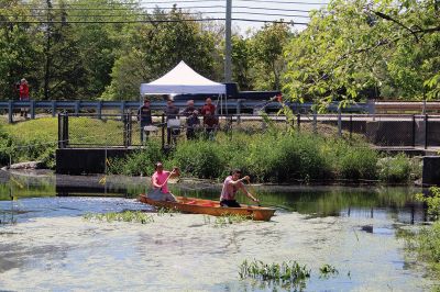 Rochester Boat Race
A gorgeous Memorial Day morning greeted competitors in the annual Rochester Boat Race that navigated a course from Rochester down the Mattapoisett River to its finish area at Route 6 and River Road. Photos by Mick Colageo
