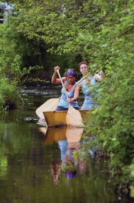 River Race
Sixty-five teams raced from Grandma Hartley's Reservoir on Snipatuit Road in Rochester to the Herring Weir on River Road at Route 6 in Mattapoisett this Memorial Day, May 30, 2011. Sean Shaw and CJ Hedges won the open division in 1:47:39. Photo by Felix Perez.
