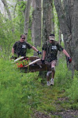 River Race
Sixty-five teams raced from Grandma Hartley's Reservoir on Snipatuit Road in Rochester to the Herring Weir on River Road at Route 6 in Mattapoisett this Memorial Day, May 30, 2011. Sean Shaw and CJ Hedges won the open division in 1:47:39. Photo by Felix Perez.
