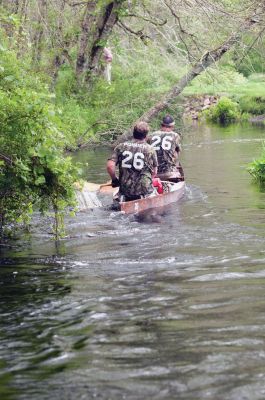 River Race
Sixty-five teams raced from Grandma Hartley's Reservoir on Snipatuit Road in Rochester to the Herring Weir on River Road at Route 6 in Mattapoisett this Memorial Day, May 30, 2011. Sean Shaw and CJ Hedges won the open division in 1:47:39. Photo by Felix Perez.
