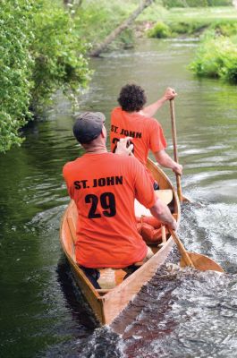 River Race
Sixty-five teams raced from Grandma Hartley's Reservoir on Snipatuit Road in Rochester to the Herring Weir on River Road at Route 6 in Mattapoisett this Memorial Day, May 30, 2011. Sean Shaw and CJ Hedges won the open division in 1:47:39. Photo by Felix Perez.
