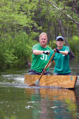 River Race
Sixty-five teams raced from Grandma Hartley's Reservoir on Snipatuit Road in Rochester to the Herring Weir on River Road at Route 6 in Mattapoisett this Memorial Day, May 30, 2011. Sean Shaw and CJ Hedges won the open division in 1:47:39. Photo by Felix Perez.
