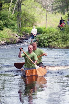 2015 Rochester Memorial Day Boat Race
There were 66 teams that raced their way through Rochester and Mattapoisett in the 2015 Rochester Memorial Day Boat Race on May 25. Participants say Church Falls is always the trickiest spot, but around every bend is another challenge to keep on paddling through. Photos by Felix Perez
