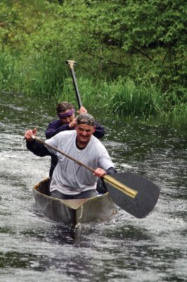 Rochester Memorial Day Boat Race
It rained, again, for the Rochester Memorial Day Boat Race on Monday, May 29, but that never stops the participants from paddling the 14 miles of the Mattapoisett River that winds from Grandma Hartley’s Reservoir in Snipatuit Pond in Rochester all the way to the Herring Weir in Mattapoisett off River Road and Route 6. This was the 83rd year of the Tri-Town tradition. Photos by Jean Perry
