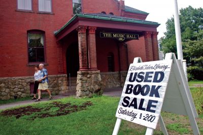 Taber Library Book Sale
The Elizabeth Taber Library held its annual used book sale on Saturday, August 11, 2012, at Marion Music Hall.  The proceeds of the sale, which attracts hundreds of people each year, help fund the library and its programs.  Photo by Eric Tripoli.
