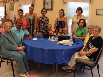 Rochester’s Boston Post Cane
Rochester’s Boston Post Cane was passed down to Marion Thomas, 98, on Monday, August 3 at the Rochester Senior Center. Thomas was surrounded by four generations of family members as Selectman Naida Parker deemed Thomas the town’s oldest citizen. Photos by Jean Perry
