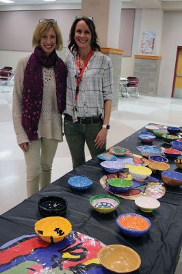 Project Empty Bowls
The Ceramics and Art I students at ORRHS created these one-of-a-kind bowls to serve up hot soup during the school’s first ever Project Empty Bowls fundraiser on November 29. The Empty Bowls Project is an international grassroots effort to raise funds and awareness of hunger. Proceeds from the event will go towards helping local folks in need put food in their families’ bowls. Photo by Jean Perry
