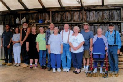 Bowman Family Reunion 
A Bowman family reunion was recently held. In attendance were (from L to R) David age 66 of Mattapoisett, Sandra Dittoe age 67 of Indiana, Frank age 68 of NB, Joan Garib age 70 of Wareham, Joyce Gagnon age 71 of Mattapoisett, Wesley age 73 of Mattapoisett, Nancy Borden age 74 of Carver, Warren age 75 of Mattapoisett, June Emerson age 76 of Taunton, John age 77 of Mattapoisett, Edna Hebert age 78 of Wyoming, Alexander age 79 of Mattapoisett. Their parents were the late Edna and Alexander Bowman Jr.
