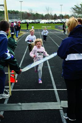 3rd Annual Bulldog Dash
Almost 200 runners and walkers braved the autumn wind chill to turn out for the third annual ORR Bulldog Dash on Saturday, November 24. The dash was held to raise funds for the purchase of an Automated External Defibrillator (AED) for the athletic department as well as to purchase equipment for the Cross Country teams. Photos by Paul Lopes
