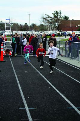 3rd Annual Bulldog Dash
Almost 200 runners and walkers braved the autumn wind chill to turn out for the third annual ORR Bulldog Dash on Saturday, November 24. The dash was held to raise funds for the purchase of an Automated External Defibrillator (AED) for the athletic department as well as to purchase equipment for the Cross Country teams. Photos by Paul Lopes
