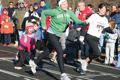 Bulldog Dash
More than 200 walkers and runners, young and old, came out on a sunny and cold Saturday on November 27, 2010 for the Bulldog Dash. The event raised money to help offset new extracurricular student fees. Photos by Laura Pedulli.
