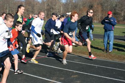 Bulldog Dash
More than 200 walkers and runners, young and old, came out on a sunny and cold Saturday on November 27, 2010 for the Bulldog Dash. The event raised money to help offset new extracurricular student fees. Photos by Laura Pedulli.
