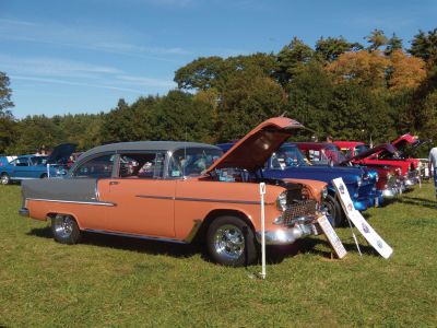 Car Show Dreams
108 cars attended the A Wish Come True car show on October 11, 2009 at Rochesters Plumb Corner. Each vehicle owner paid to attend the show, and the proceeds went to the organization, which works to grant wishes to children ages 3-18 who have been diagnosed with a life-threatening condition. Photo by Pat Aleks
