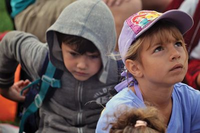 Happy Campers 
What's happening on a Tuesday morning at Camp Massasoit? It’s easier to ask what's not going on – swimming, boating, archery, crafts, exploring, wall climbing, ball playing, and that's all before they even break for lunch. Photos by Jonathan Comey
