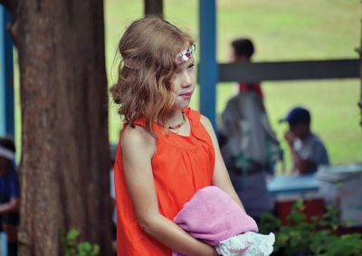 Happy Campers 
What's happening on a Tuesday morning at Camp Massasoit? It’s easier to ask what's not going on – swimming, boating, archery, crafts, exploring, wall climbing, ball playing, and that's all before they even break for lunch. Photos by Jonathan Comey
