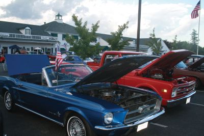 Downshifters’ Car Club
Every Monday at 5:00 pm in the parking lot of the Plumb Corner Mall in Rochester, the Downshifters’ Car Club of New England holds a Cruise Night, where dozens of automobiles from every decade are showcased to the public.  Photos by Katy Fitzpatrick 
