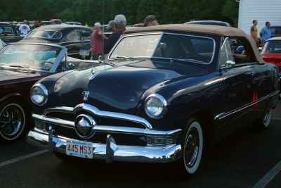 Downshifters’ Car Club
Every Monday at 5:00 pm in the parking lot of the Plumb Corner Mall in Rochester, the Downshifters’ Car Club of New England holds a Cruise Night, where dozens of automobiles from every decade are showcased to the public.  Photos by Katy Fitzpatrick 
