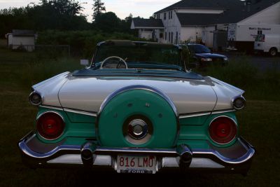 Downshifters’ Car Club
Every Monday at 5:00 pm in the parking lot of the Plumb Corner Mall in Rochester, the Downshifters’ Car Club of New England holds a Cruise Night, where dozens of automobiles from every decade are showcased to the public.  Photos by Katy Fitzpatrick 
