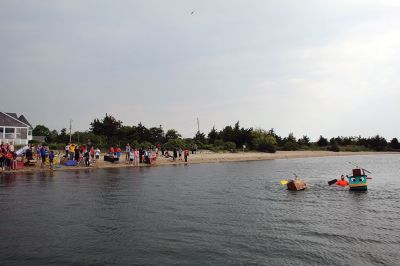 Cardboard Boats
SCOPE Week meant big fun at the beach in Mattapoisett for ORR Junior High seventh-graders who built their own boats and then raced them on June 5 in Mattapoisett. While half the students head off for Survival, the others enjoy a week of equally challenging tasks of the 40-year tradition of SCOPE that gives students a chance to learn while learning about themselves and each other. Photos by Jean Perry
