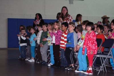 PanNeubean Steel
PanNeubean Steel, a reggae/Afro-Caribbean/calypso/jazz ensemble, entertained Center and Old Hammondtown Schools on January 28, 2010. Their energy was enough to get the whole auditorium up and dancing. Photo by Anne OBrien-Kakley.
