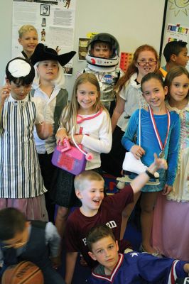 Famous Massachusetts’ Person Presentations
Third grade students at Center School put on their annual Famous Massachusetts’ Person Presentations on Tuesday, June 20. Each student dressed as their chosen famous Bay Stater who made their mark on history and invited parents to watch the presentations. Photos by Jean Perry
