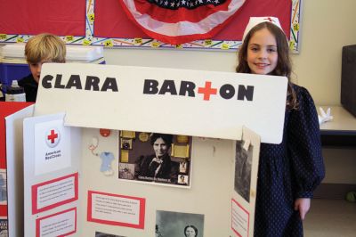 Famous Massachusetts’ Person Presentations
Third grade students at Center School put on their annual Famous Massachusetts’ Person Presentations on Tuesday, June 20. Each student dressed as their chosen famous Bay Stater who made their mark on history and invited parents to watch the presentations. Photos by Jean Perry
