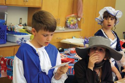 Famous Massachusetts’ Person Presentations
Third grade students at Center School put on their annual Famous Massachusetts’ Person Presentations on Tuesday, June 20. Each student dressed as their chosen famous Bay Stater who made their mark on history and invited parents to watch the presentations. Photos by Jean Perry
