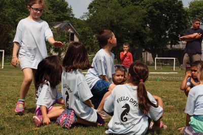 Center School Field Day
It turned out to be a gorgeous day on Tuesday, June 7, for the annual Center School Field Day activities. Relay races, hula hoops, cup stacking, parachute tossing, and even bubble-blowing kept the students busy and active across the school grounds in a constant whirlwind of motion and color. Photos by Jean Perry
