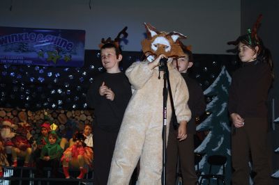 Sparkle and Shine
Center School’s first, second, and third graders treated their classmates and teachers to their annual holiday performance in the gymnasium on Monday, December 21. The students presented “Sparkle and Shine,” a musical celebrating the light at the top of the tree. Photos by Jean Perry
