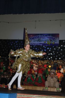 Sparkle and Shine
Center School’s first, second, and third graders treated their classmates and teachers to their annual holiday performance in the gymnasium on Monday, December 21. The students presented “Sparkle and Shine,” a musical celebrating the light at the top of the tree. Photos by Jean Perry
