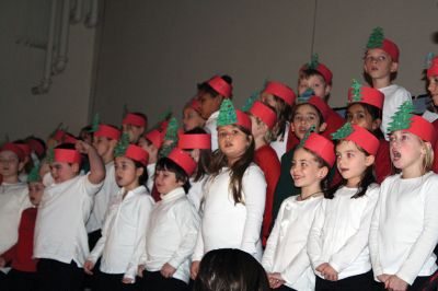 Sparkle and Shine
Center School’s first, second, and third graders treated their classmates and teachers to their annual holiday performance in the gymnasium on Monday, December 21. The students presented “Sparkle and Shine,” a musical celebrating the light at the top of the tree. Photos by Jean Perry
